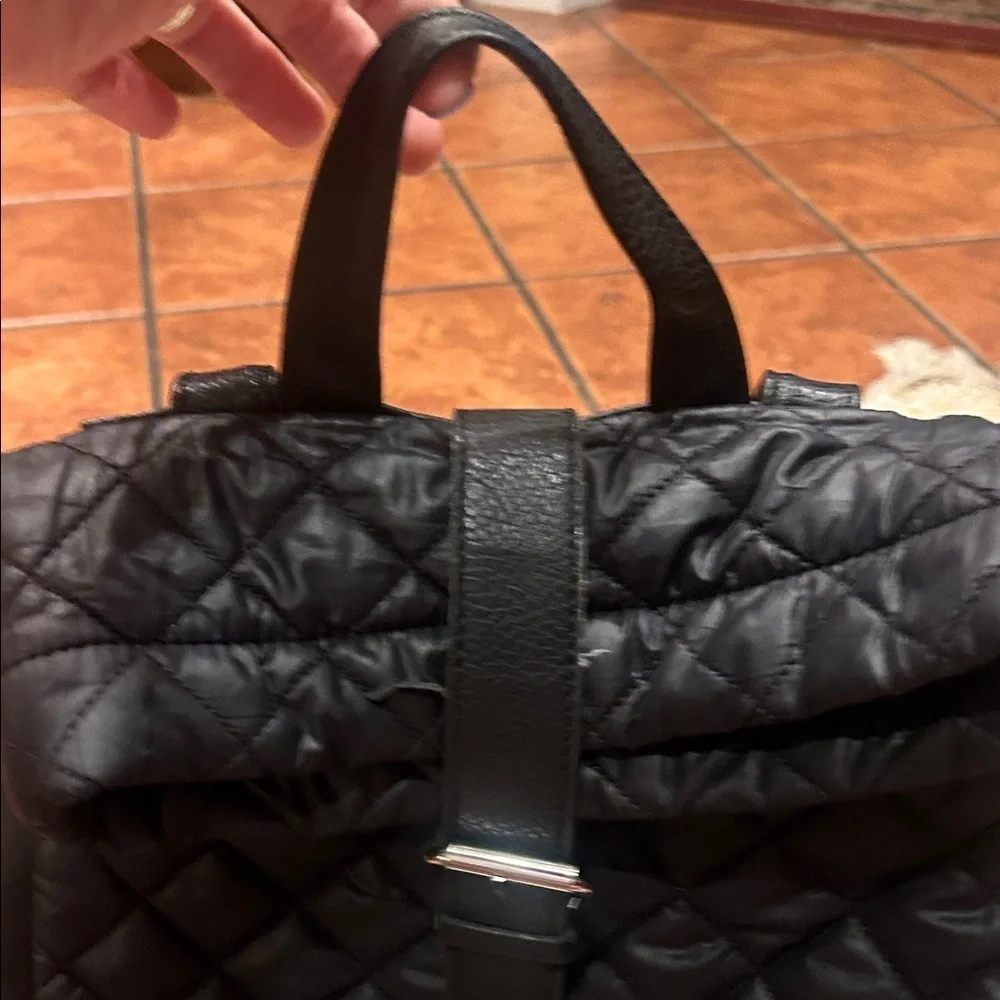 Kenneth Cole Reaction Quilted Black Backpack